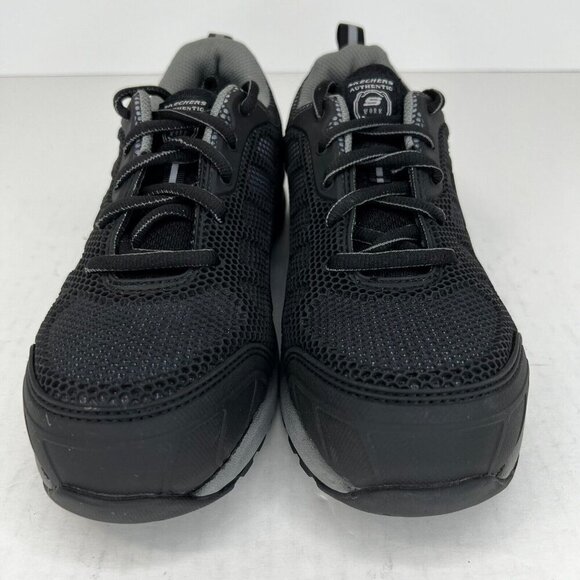 Skechers Womens 77273 Black Bulklin Lyndale Composite Toe Size 7.5 Work Shoes - Picture 3 of 9